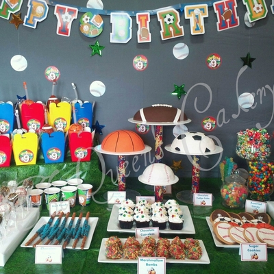 Sports Dessert Table Sports Dessert Table