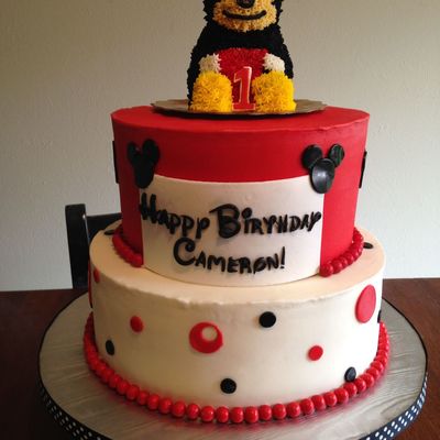 Birthday Cake For A 1 Year Old Little Boy Top Is A Smash Cake Made With The Mini Bear Pan Unfortunately I Dont Think It Looked At Much L Birthday Cake For A 1 Year Old Little Boy Top Is A Smash Cake Made With The Mini Bear Pan Unfortunately I Dont Think It Looked At Much L