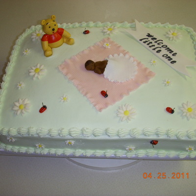 Winnie The Pooh Baby Shower Cake