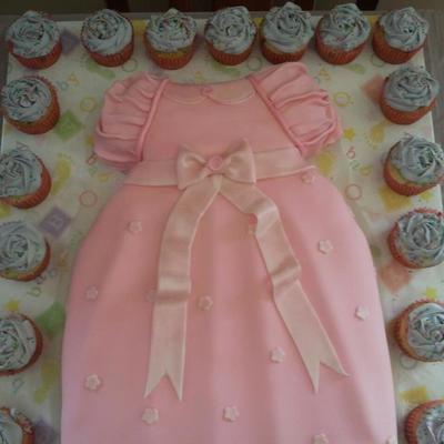 Baby Girl Dress Cake Baby Girl Dress Cake