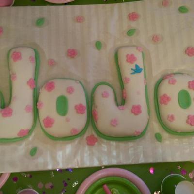 Name Cake, Letters Name Cake, Letters
