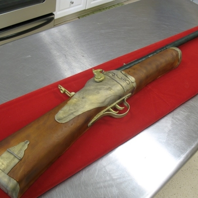 Sharps Rifle Replica In Cake