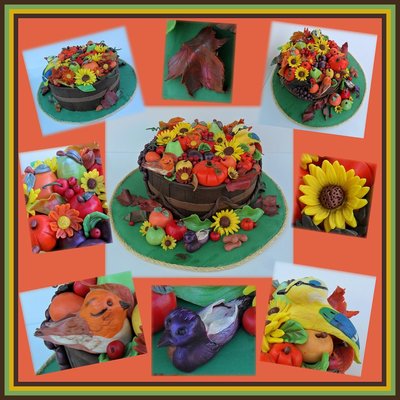 Fall Fruit Barrel Basket This Is A Display Cake I Made To Teach A Class Inspired By A Similar Version By Wendys Taarten The Barrel Was M Fall Fruit Barrel Basket This Is A Display Cake I Made To Teach A Class Inspired By A Similar Version By Wendys Taarten The Barrel Was M