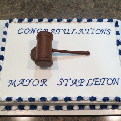 Made For Someone Who Will Be Sworn In As Mayor Colors Were Chosen For The Towns High School Colors Buttercream Frosting And Fondant Gav Made For Someone Who Will Be Sworn In As Mayor Colors Were Chosen For The Towns High School Colors Buttercream Frosting And Fondant Gav