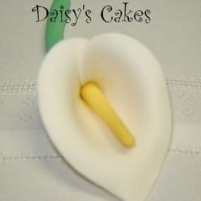 My First Calla Lily! on Cake Central