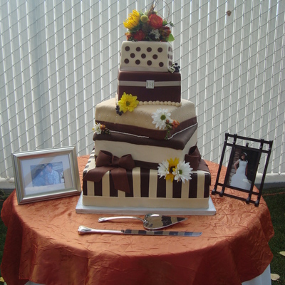 Fall Colors Square Cakes Fall Colors Square Cakes