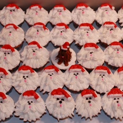 Santa Paws Cupcakes Santa Paws Cupcakes