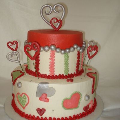 Heart Birthday Cake Heart Birthday Cake