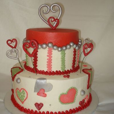 Heart Birthday Cake