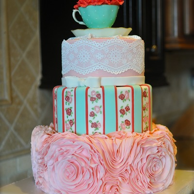 Sweet 16 For A Lovely Young Lady Who Collects Tea Cups And Loves Shabby Chic Style Everything Is Edible Save The Core Of The Middle Tier W... Sweet 16 For A Lovely Young Lady Who Collects Tea Cups And Loves Shabby Chic Style Everything Is Edible Save The Core Of The Middle Tier W...