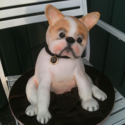French Bulldog Cake French Bulldog Cake