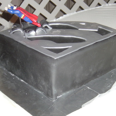 Superman Groom's Cake Superman Groom's Cake