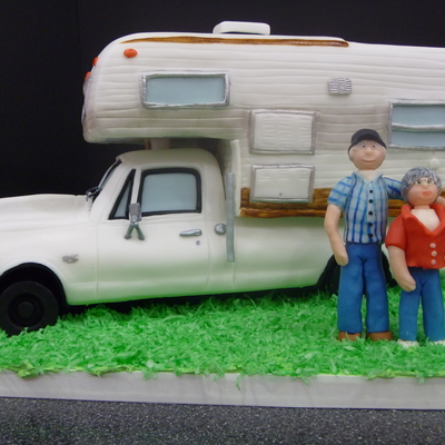 40Th Anniversary Camper Cake 40Th Anniversary Camper Cake