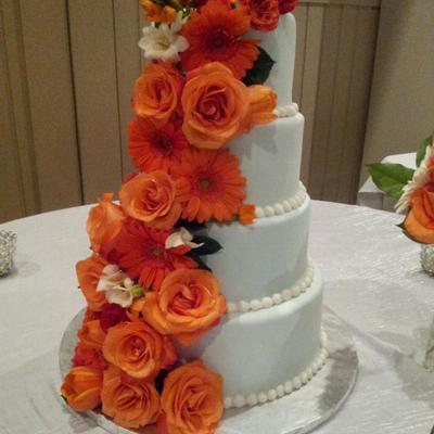 Broncos Inspired Wedding Cake Glad We Didnt Go Any Darker On The Blue Fondant Although Bride Wanted Us To Love How This One Turned Out Broncos Inspired Wedding Cake Glad We Didnt Go Any Darker On The Blue Fondant Although Bride Wanted Us To Love How This One Turned Out