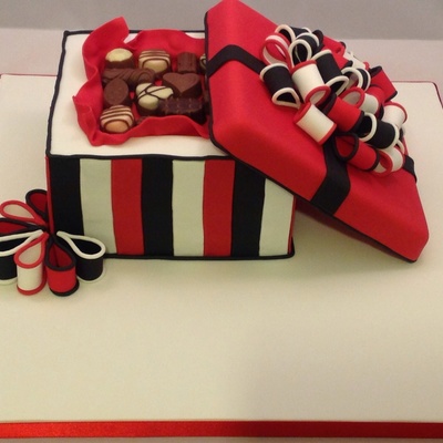 Chocolate Box Cake.. Chocolate Box Cake..