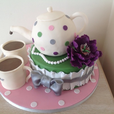 Tea Pot Cake. Tea Pot Cake.