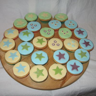 Pastel Colour Cupcakes. Pastel Colour Cupcakes.