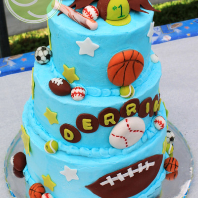 All-Star 1St Birthday Cake