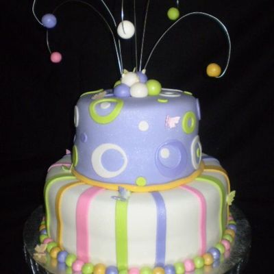 Tinkerbell Theme Colors Cake Tinkerbell Theme Colors Cake