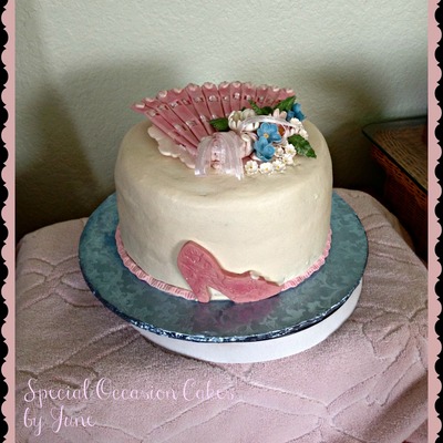 Fan Amp Shoe Cake For Church Celebration Red Velvet Cake With Cappuccino Bc Filling Amp Frosting Fan Shoe Amp Flowers Made Of Gum P Fan Amp Shoe Cake For Church Celebration Red Velvet Cake With Cappuccino Bc Filling Amp Frosting Fan Shoe Amp Flowers Made Of Gum P