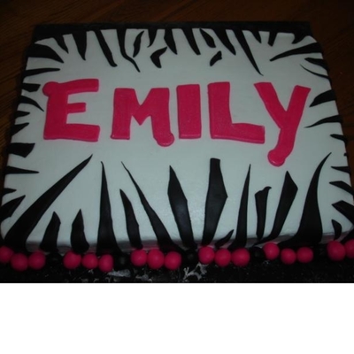 Zebra Stiped Cake Zebra Stiped Cake