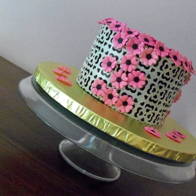 This Was For My Sister That Turned 50 It Is A 6 Chocolate Cake Wchocolate Icing Covered In Chocolate Fondant Then Wrapped With Wafer Pa This Was For My Sister That Turned 50 It Is A 6 Chocolate Cake Wchocolate Icing Covered In Chocolate Fondant Then Wrapped With Wafer Pa