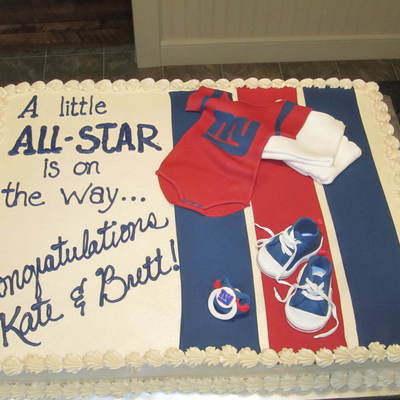 This Was Done For A Client Having A Ny Giants Themed Baby Shower For Her Daughter And Son In Law Lots Of Fun To Do Especially Since I Had This Was Done For A Client Having A Ny Giants Themed Baby Shower For Her Daughter And Son In Law Lots Of Fun To Do Especially Since I Had