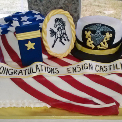 Navy Officer Commissioning Cake Navy Officer Commissioning Cake