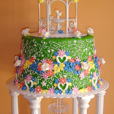Garden Gazebo Wedding Cake Garden Gazebo Wedding Cake
