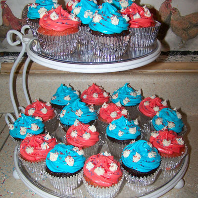 4Th Of July Cupcakes 4Th Of July Cupcakes