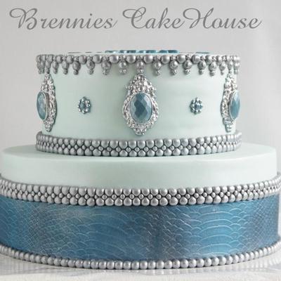 Blue Snakeskin Diva Blue Snakeskin Diva