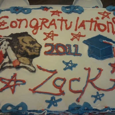 Zack's Graduation Cake Zack's Graduation Cake