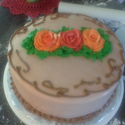 Swiss Chocolate Cake With Chocolate Chips And Minis Added Done Just For Practice Chocolate Filling And Icing And Then Covered In Mmf With B... Swiss Chocolate Cake With Chocolate Chips And Minis Added Done Just For Practice Chocolate Filling And Icing And Then Covered In Mmf With B...