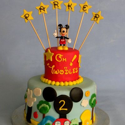 Mickey Mouse Clubhouse 2Nd Birthday Cake Lemon Chiffon Cake With Lemon Curd Butter Cream Filling Mmf And Duffs Fondant Covered And Topped Mickey Mouse Clubhouse 2Nd Birthday Cake Lemon Chiffon Cake With Lemon Curd Butter Cream Filling Mmf And Duffs Fondant Covered And Topped