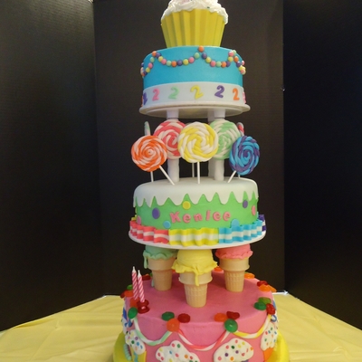 Kenlee's Candy Land Cake Kenlee's Candy Land Cake