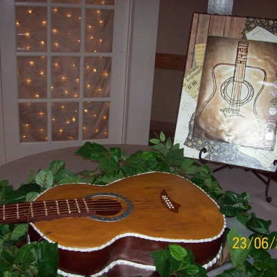 Guitar Groom's Cake Guitar Groom's Cake