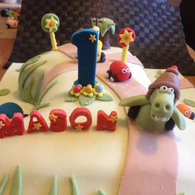 Jungle Junction Number One Cake Jungle Junction Number One Cake