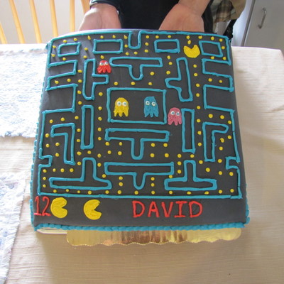 Pac-Man Cake Pac-Man Cake