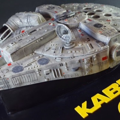 Millennium Falcon Birthday Cake