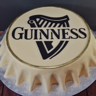 Beer Bottlecap Groom's Cake Beer Bottlecap Groom's Cake