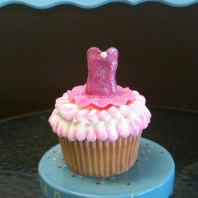 Ballerina Costume Cupcake Topper Made Of Gumpaste Tutu Is Slightly Different Shade Of Pink Dusted With Disco Dust And At The Center Of T Ballerina Costume Cupcake Topper Made Of Gumpaste Tutu Is Slightly Different Shade Of Pink Dusted With Disco Dust And At The Center Of T
