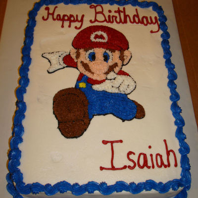 Mario Birthday Cake Mario Birthday Cake