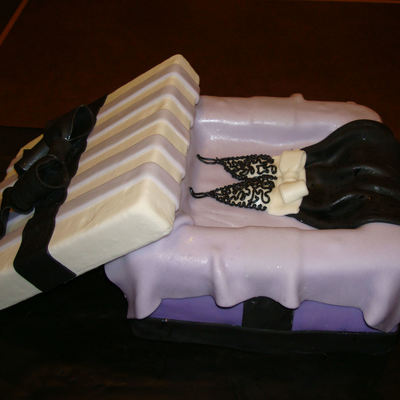 Lingerie Box Cake Lingerie Box Cake