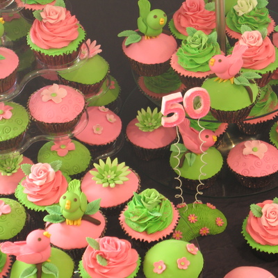 Amanda's 50Th Birthday Cupcakes Amanda's 50Th Birthday Cupcakes