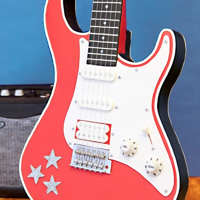 Stand Up Electric Guitar Cake Stand Up Electric Guitar Cake