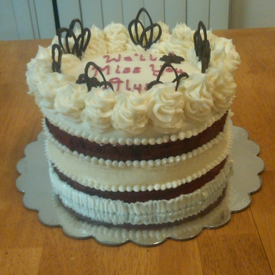 Red Velvet Cheesecake Cake! Red Velvet Cheesecake Cake!