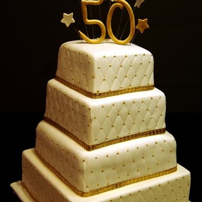 50Th Anniversary Cake