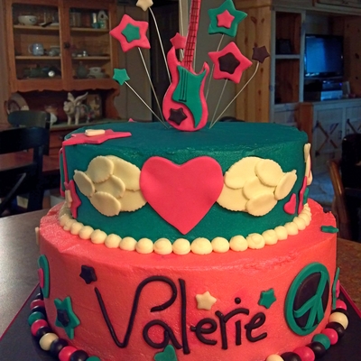 Rocker Girl Cake Rocker Girl Cake