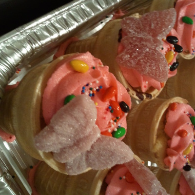 Butterfly Cup Cone Cupcakes on Cake Central
