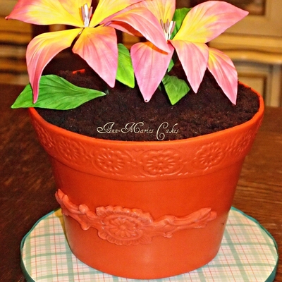 Mother's Birthday Lily on Cake Central